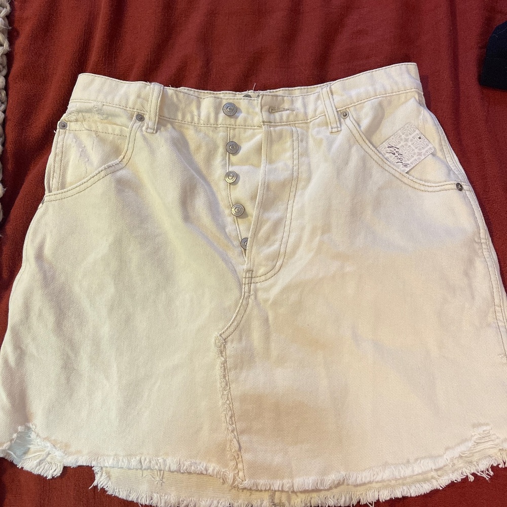 Free People Denim Skirt